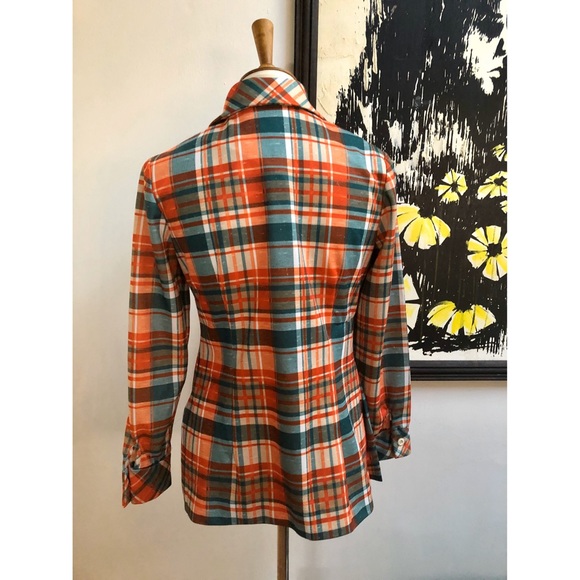 Raddest vintage plaid button down - Picture 6 of 8